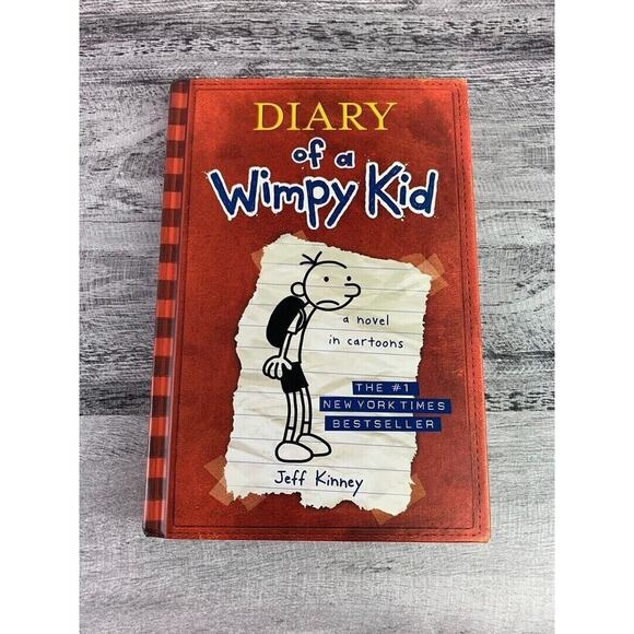"Diary Of A Wimpy Kid" Hardcover By Jeff Kinney - Picture 1 of 3
